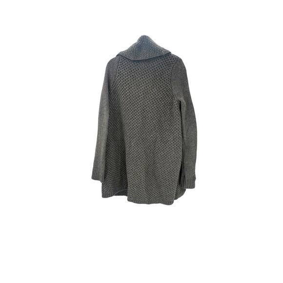 VINCE Honeycomb Yak And Wool Sweater Cardigan Jacket Waffle-Knit Women’s Size M - Picture 5 of 11